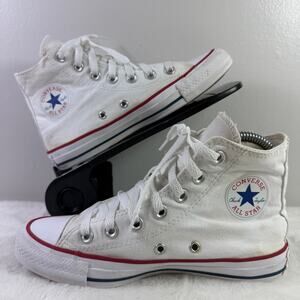 Converse Chuck Taylor All Star High Top Optical White Sneakers Size 5.5